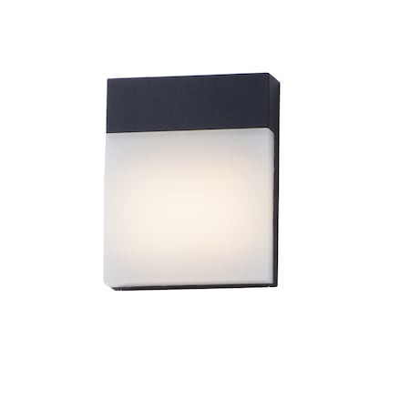 Maxim Lighting Eyebrow 1-Light 6.25" Wide Black Outdoor Wall Sconce 86165BK